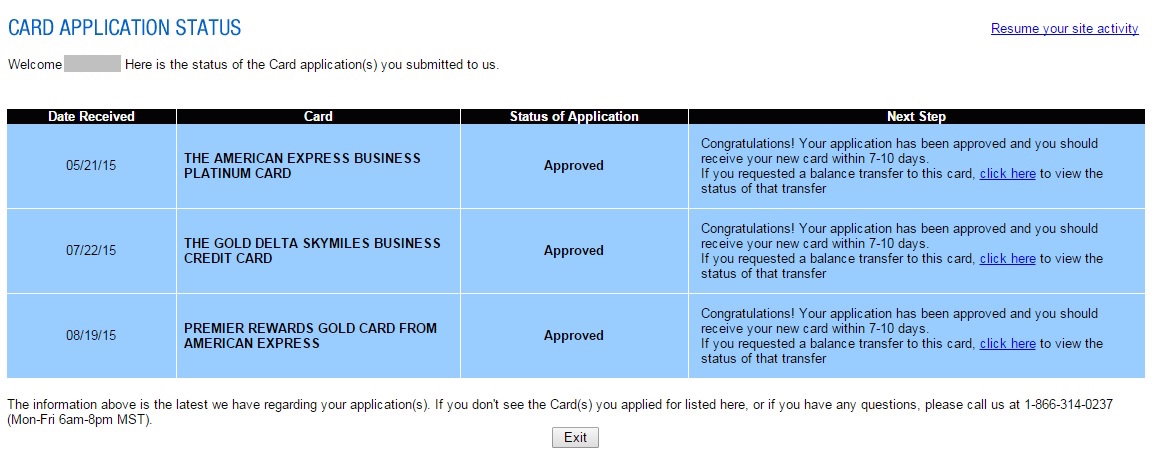 Amex Application Status Tips On Reconsideration Phone Line American 