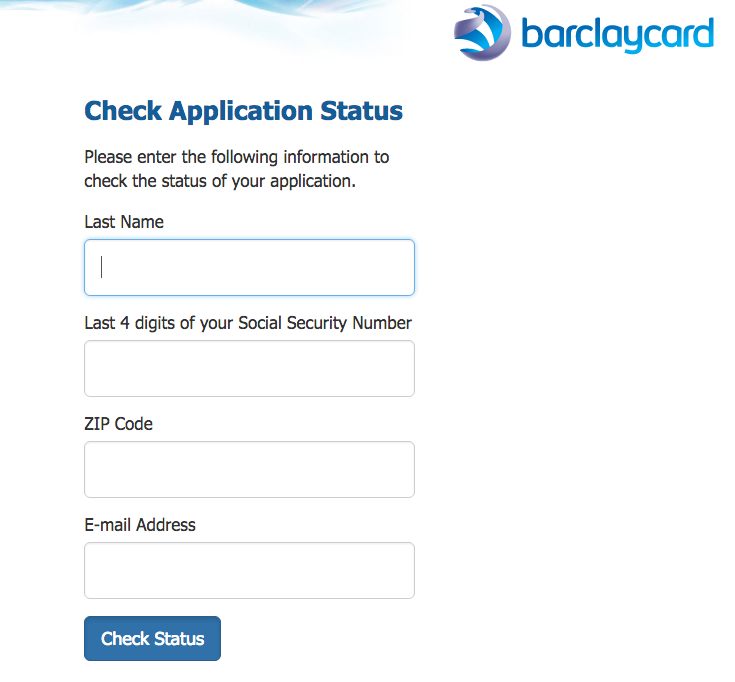 How To Check Barclay Credit Card Application Status