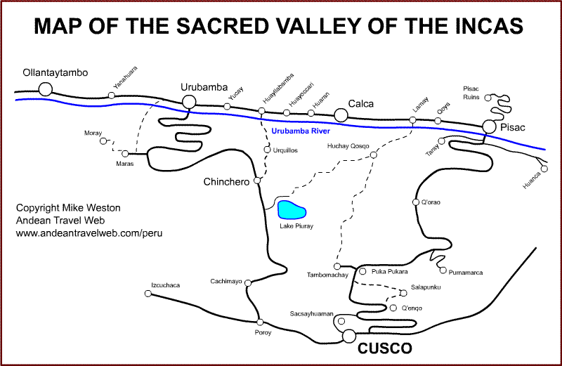 sacred valley map