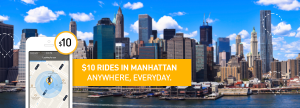 Gett $10 Rides in Manhattan