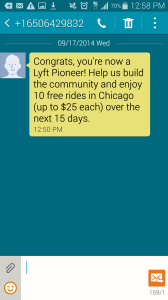 Lyft Chicago 10 Free Rides