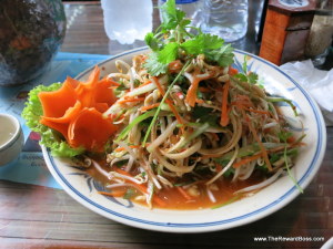 Hanoi Vietnam Food on Foot Tour- banana tree salad