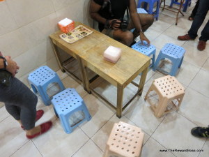 Hanoi Vietnam Food on Foot Tour- Small Chairs