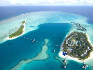 Conrad Maldives Aerial photo