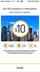 Gett Extends $10 Rides in Manhattan in 2015 $20 Free Ride