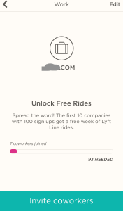 Lyft For Work - Free Rides 100 Users Needed