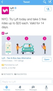 Lyft NYC 5 Free Rides up to $20