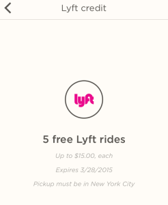 Lyft 5 Free Rides New York City