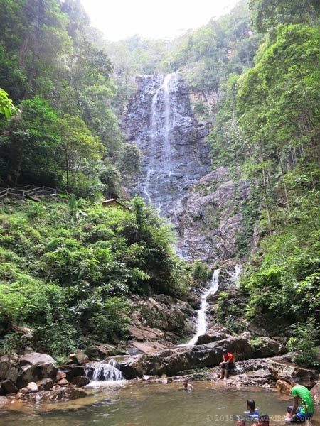 Langkawi Biking to Temurun Waterfall