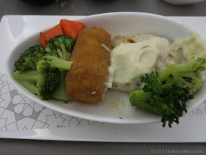 Turkish Airlines Maldives - Istanbul Business Class Dinner
