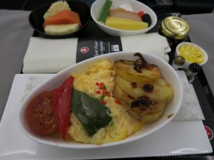 Turkish Airlines Maldives - Istanbul Business Class Breakfast