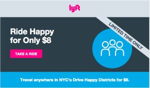 Lyft Line $8 Rides New York City
