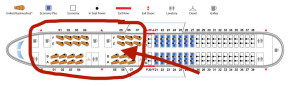 United Business First Seat Chart