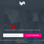 Lyft $30 Credit New Users Promo Code 9W9LH7ZVFP8KBKBW