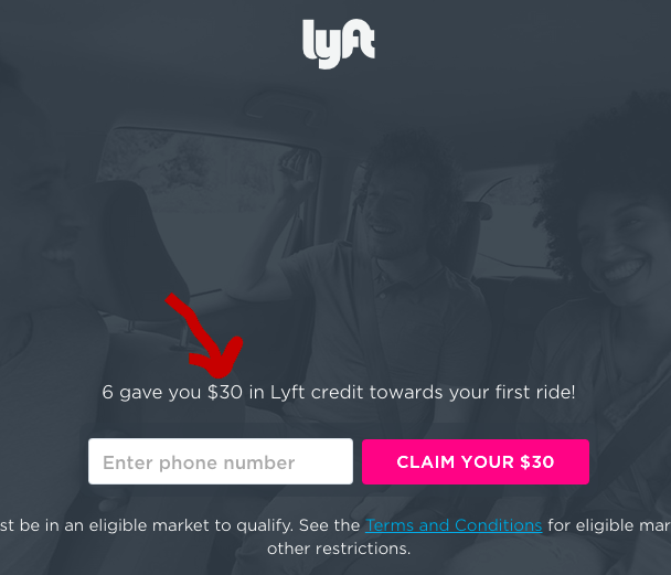 Lyft $30 Credit New Users Promo Code 9W9LH7ZVFP8KBKBW