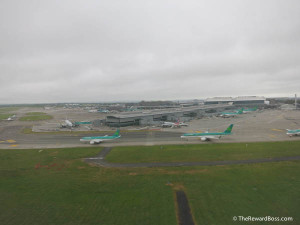 Aer Lingus Lounge JFK - DUB views