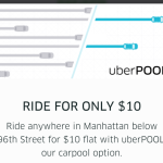 UberPool $10 Flat Rate Rides NYC New York City