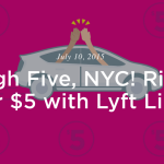 Lyft Line $5 Rides NYC