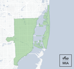 Shyp Coverage Map Miami