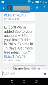 Lyft $50 Free Credit - Philly