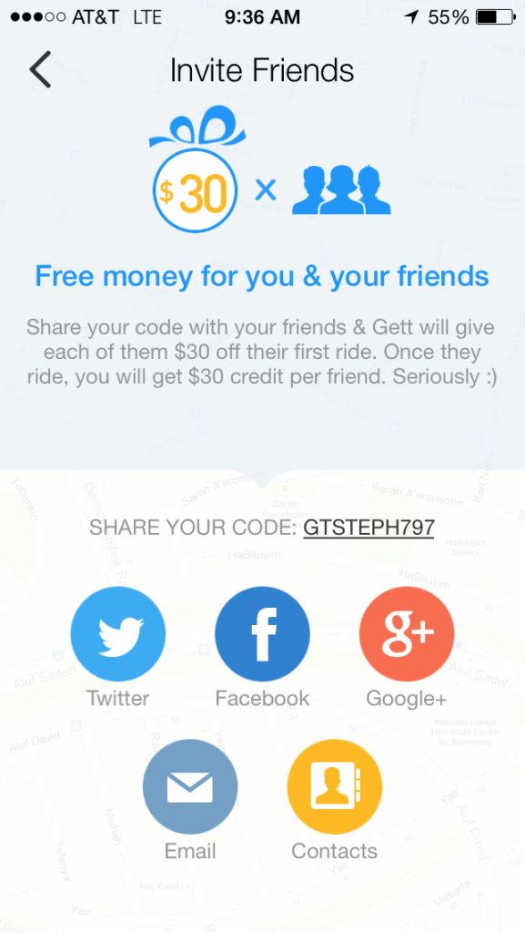 Gett Refer a Friend $30 Promo Code