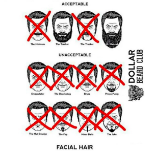 Dollar Beard Club Acceptable Facial Hair
