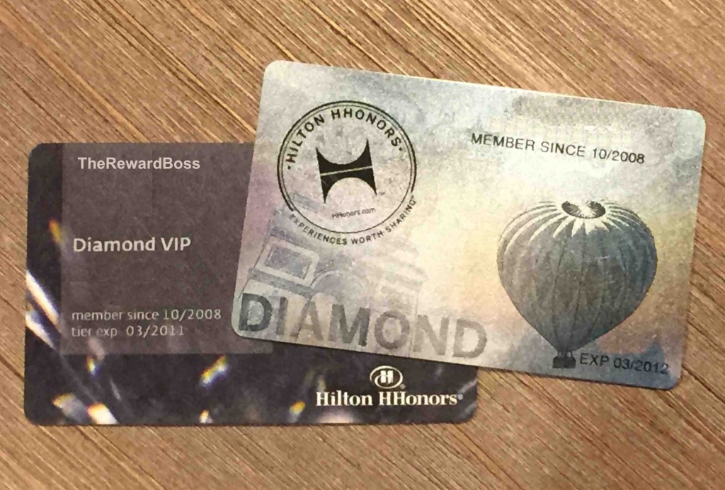 Hilton HHonors Diamond Status The Reward Boss
