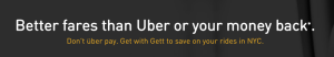 Gett Guarantees To Beat Uber Prices