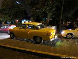 Havana Cuba Yellow Taxi