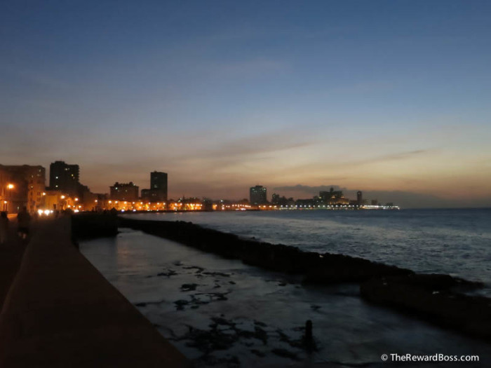 Malecon at Night, Havana Cuba / Havana Neighborhood