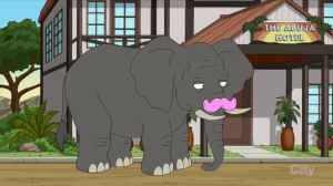 Lyft Line Elephant Family Guy