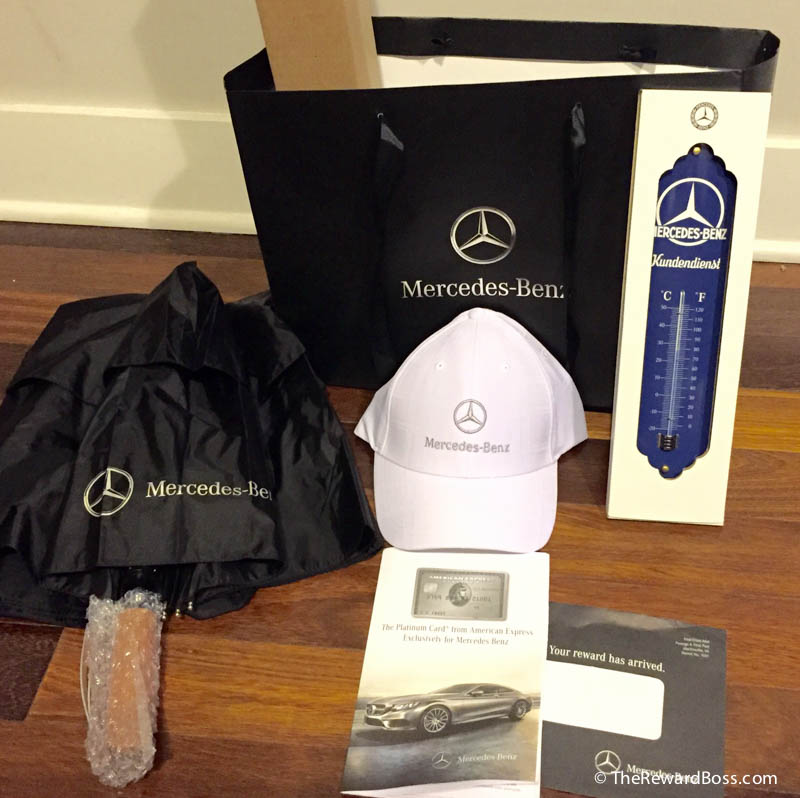 $100 Mercedes Benz Certificate Purchases - American Express Platinum