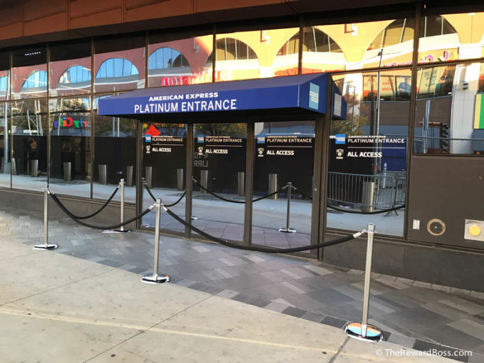 Centurion Suite American Express Lounge - Barclays Center Entrance