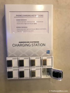 Charging Station - Centurion Suite American Express Lounge - Barclays Center