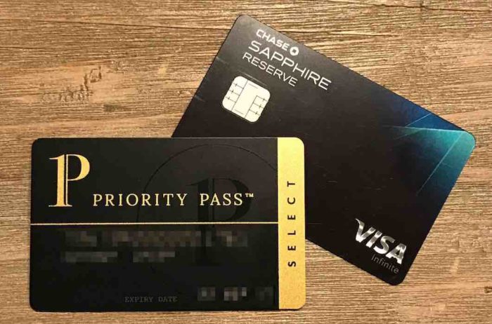 Priority Pass - Chase Sapphire Reserve