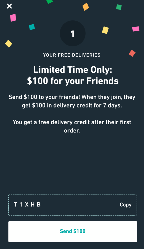 Postmates $100 Free Delivery Credit Promo Code, Refer a ...