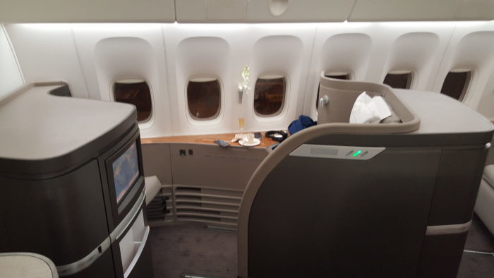 Cathay Pacific First Class Experience - CX486 (HKG-JFK) Seat 3