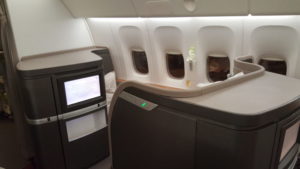 Cathay Pacific First Class Experience - CX486 (HKG-JFK) seat back