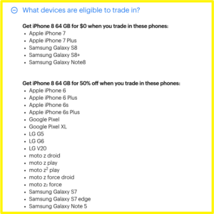 a screenshot of a phone list