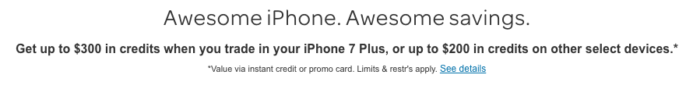 AT&T iPhone X Trade In