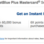 JetBlue Plus Mastercard 60000 Bonus Points