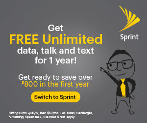Sprint free year unlimited