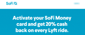 Sofi 20% Off Lyft